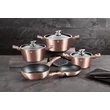 Kép 1/6 - Berlinger Haus Rose Gold 10 részes edénykészlet (BH-1220)