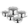Kép 3/9 - Berlinger Haus Silver Jewellery  10 részes LUXUS edénykészlet (BH-6660)