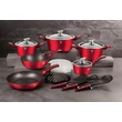 Kép 8/11 - Berlinger Haus Burgundy 18 részes edénykészlet (BH-7035)
