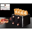 Kép 3/9 - Berlinger Haus Black Rose 4 Szeletes Kenyérpirító (BH-9144)