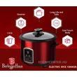 Kép 4/7 - Berlinger Haus Burgundy Elektromos Rizsfőző 1,8 l-es (BH-9275)