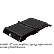Kép 2/10 - Berlinger Haus Black Silver Elektromos Kontakt Grill- és Szendvicssütő 2 az 1-ben (BH-9136)