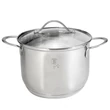 Kép 2/7 - Berlinger Haus Silver Jewellery rozsdamentes fazék üvegfedővel 12,5 L (BH-6287)
