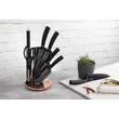 Kép 1/8 - Berlinger Haus Black Rose 8 db-os Diamond bevonatú késkészlet (BH-2421A)