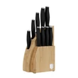 Kép 2/6 - Berlinger Haus Matte Black 10 részes Késkészlet bambusz állvánnyal (BH-2979)