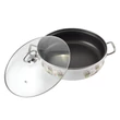Kép 1/2 - Perfect Home Zománcozott szeletsütő 28 cm + üvegfedő (14226)