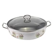 Kép 2/2 - Perfect Home Zománcozott szeletsütő 28 cm + üvegfedő (14226)