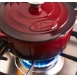 Kép 3/9 - La Cuisine Red öntöttvas lábas fedővel 26 cm-es (432018)
