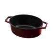 Kép 4/7 - Berlinger Haus Burgundy Öntöttvas ovális lábas fedővel 30 cm-es (BH-6499)