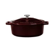 Kép 6/7 - Berlinger Haus Burgundy Öntöttvas ovális lábas fedővel 30 cm-es (BH-6499)