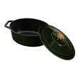 Kép 6/9 - Berlinger Haus Smaragdzöld Öntöttvas ovális lábas fedővel 30 cm-es (BH-6505)