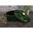 Kép 9/9 - Berlinger Haus Smaragdzöld Öntöttvas ovális lábas fedővel 30 cm-es (BH-6505)