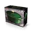 Kép 5/6 - Berlinger Haus Smaragdzöld Öntöttvas ovális lábas fedővel 32 cm-es (BH-6520)