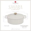 Kép 7/7 - Berlinger Haus Sahara Öntöttvas ovális lábas fedővel 30 cm-es (BH-6540)