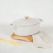 Kép 2/7 - Berlinger Haus Sahara Öntöttvas ovális lábas fedővel 30 cm-es (BH-6540)