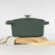 Kép 2/8 - Berlinger Haus Matte Green Öntöttvas lábas fedővel 24 cm-es (BH-6544)