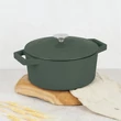 Kép 3/8 - Berlinger Haus Matte Green Öntöttvas lábas fedővel 24 cm-es (BH-6544)