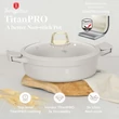 Kép 4/10 - Berlinger Haus Sahara TitánPro bevonatú Alacsony Lábas fedővel 28 cm-es (BH-7785) 