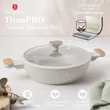 Kép 3/8 - Berlinger Haus Sahara Nordic TitánPro bevonatú Lábas fedővel 28 cm-es (BH-8318) 