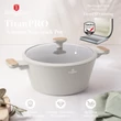Kép 3/8 - Berlinger Haus Sahara Nordic TitánPro bevonatú Lábas fedővel 28 cm-es (BH-8321) 