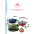 Kép 4/8 - La Cuisine Green öntöttvas alacsony lábas fedővel 28 cm-es (432023)