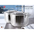 Kép 7/7 - Berlinger Haus Silver Jewellery rozsdamentes lábas üvegfedővel 7,6 L (BH-6293)