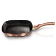 Kép 3/5 - Berlinger Haus Rose Gold indukciós grill serpenyő 28 cm-es (BH-1521)