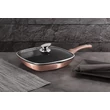 Kép 4/6 - Berlinger Haus Rose Gold indukciós grill serpenyő fedővel 28 cm-es (BH-1610)