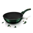 Kép 5/5 - Berlinger Haus Smaragdzöld Indukciós serpenyő fedővel 24 cm-es (BH-6049)
