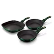 Kép 5/7 - Berlinger Haus Emerald Indukciós 3 részes serpenyő szett (BH-6167)