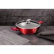 Kép 1/4 - Berlinger Haus Burgundy Wok fedővel 30 cm-es (BH-7110)