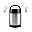 Kép 1/4 - Dupla Falú INOX Ételtermosz, Ételhordó 1,8 l-es (PH-10426)