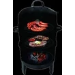 Kép 2/4 - BBQ Smoker, Faszenes Grillező, Füstölő (13991)