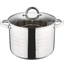 Blaumann rozsdamentes fazék üvegfedővel 12,5L BL-1012