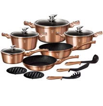 Berlinger Haus Metallic Rose Gold Collectioon 15 részes edénykészlet (BH-1224)