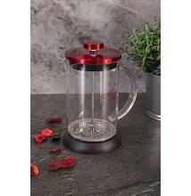 Berlinger Haus Burgundy Dugattyús Kávé- Teafőző 600 ml-es (BH-1497)