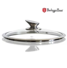 Berlinger Haus üvegfedő rozsdamentes acél peremmel, fogóval Ø24 cm (BH-1926)