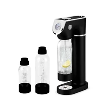 Berlinger Haus Black Silver Szódagép 2 db palackkal barométerrel (BH-8598)