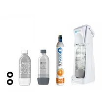 Basic White Szódagép SodaCo CO2 patronnal, 2 db palackkal, tömítéssel (B-100/W)