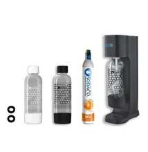 King Black Szódagép SodaCo CO2 patronnal, 2 db palackkal, tömítéssel (K-100/B) 