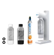 Prince Gray Szódagép SodaCo CO2 patronnal, 2 db palackkal, tömítéssel (P-100/G) 