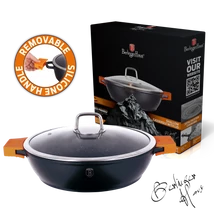 Berlinger Haus Granit Diamond indukciós Alacsony lábas fedővel 28 cm-es (BH-1109)