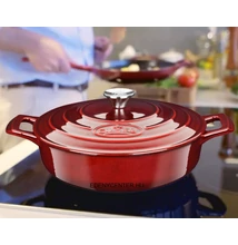 La Cuisine Berry öntöttvas alacsony lábas fedővel 28 cm-es (432024)