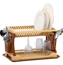 Emeletes műanyag edényszárító (07201)