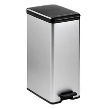 CURVER SLIM fémhatású pedálos szemetes 40L (CU-976)