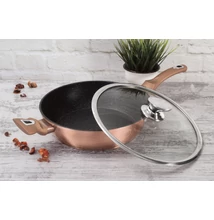 Berlinger Haus Rose Gold Indukciós serpenyő fedővel 28 cm-es (BH-1518)