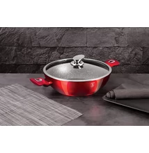Berlinger Haus Burgundy Wok fedővel 30 cm-es (BH-7110)