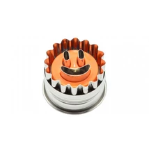 Smiley formájú rugós linzerkiszúró (10353)