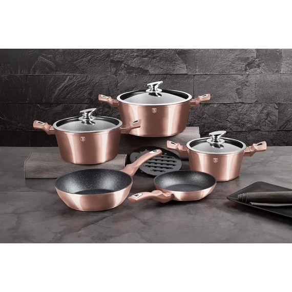 Berlinger Haus Rose Gold 10 részes edénykészlet (BH-1220)