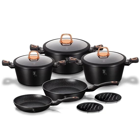 Berlinger Haus Black Rose 10 részes edénykészlet (BH-8168)